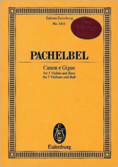 Canon E Gigue: For 3 Violins and Basso Continuo by Johann Pachelbel