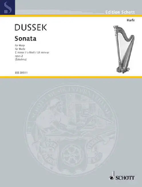 Sonata in C Minor, Op. 2: Harp Solo by Johann Ladislaus Dussek, Sophia Giustani Dussek, Nicanor Zabaleta