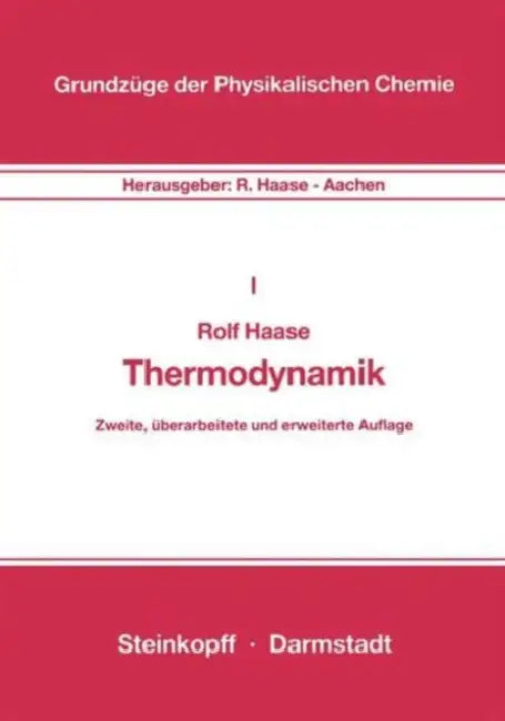 Thermodynamik by R. Haase