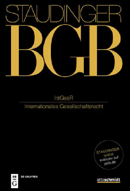 Intgesr: (Internationales Gesellschaftsrecht) by Moritz Renner