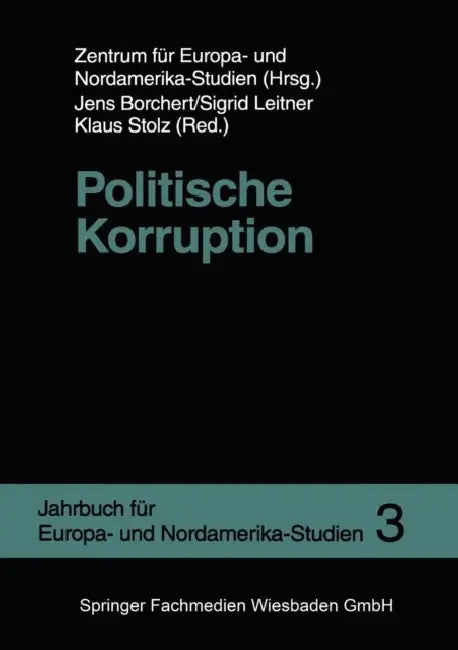 Politische Korruption by Zens, Jens Borchert, Sigrid Leitner