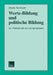 Werte-Bildung Und Politische Bildung: Zur Reflexivität Von Lernprozessen by Sibylle Reinhardt