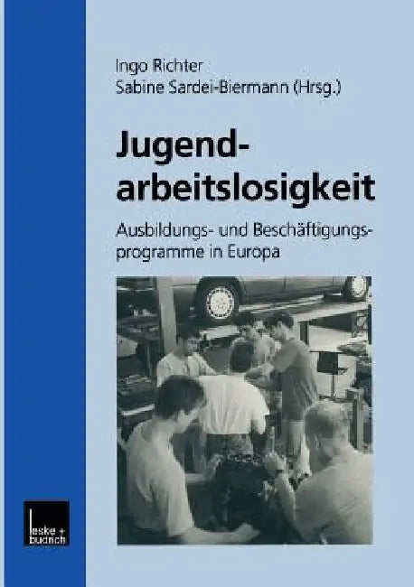 Jugendarbeitslosigkeit: Ausbildungs- Und Beschäftigungsprogramme in Europa by Ingo Richter, Sabine Sardei-Biermann