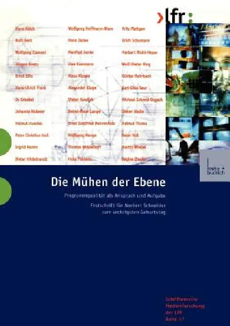 Die Mühen Der Ebene: Programmqualität ALS Anspruch Und Aufgabe by Dorothee Reinhold, Kenneth A. Loparo