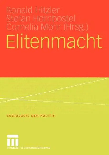 Elitenmacht by Ronald Hitzler, Stefan Hornbostel, Cornelia Mohr