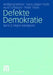 Defekte Demokratie: Band 2: Regionalanalysen by Wolfgang Merkel, Hans-Jürgen Puhle, Aurel Croissant