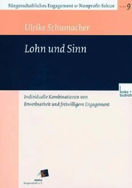 Lohn Und Sinn by Ulrike Schumacher