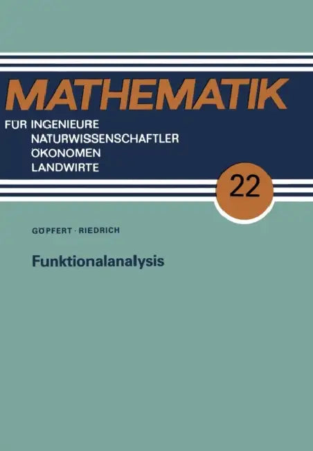 Funktionalanalysis by Alfred Göpfert