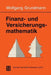 Finanz- Und Versicherungsmathematik by Wolfgang Grundmann
