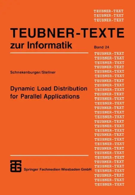 Dynamic Load Distribution for Parallel Applications by Thomas Schnekenburger, Georg Stellner