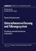 Unternehmensverfassung Und Führungssystem: Gestaltung Unternehmensinterner Institutionen by Thomas Hutzschenreuter