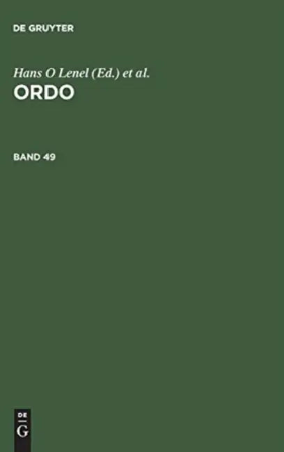 Ordo by de Gruyter