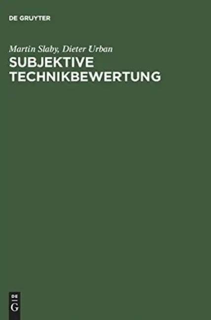 Subjektive Technikbewertung by Martin Slaby, Dieter Urban
