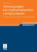 Vernetzungen Bei Mathematischen Lernprozessen: Eine Fallstudie Im Unterricht Der Gymnasialen Oberstufe by Winfried Euba