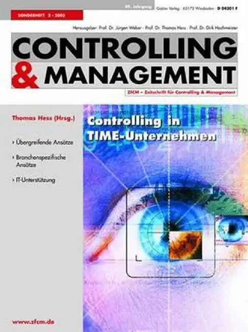 Controlling in Time-Unternehmen by Thomas Hess