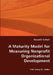 A Maturity Model for Measuring Nonprofit Organizational Development by Russell Schuh