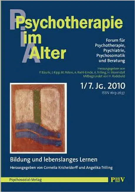 Psychotherapie im Alter Nr. 25: Bildung und lebenslanges Lernen, herausgegeben von Cornelia Kricheldorff und Angelika Trilling by Bäurle, Peter