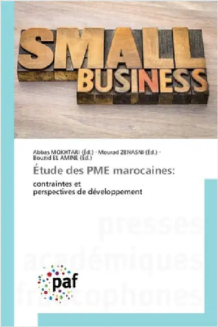 Étude des PME marocaines by Mokhtari, Abbas