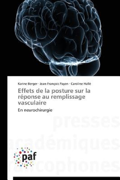 Effets de la posture sur la réponse au remplissage vasculaire by Collectif