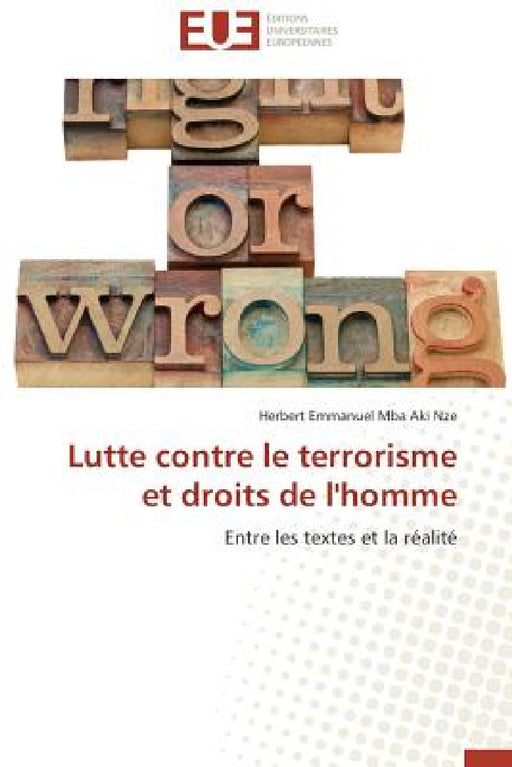 Lutte contre le terrorisme et droits de l'homme by Nze-H