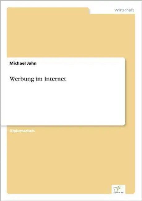 Werbung im Internet by Jahn, Michael