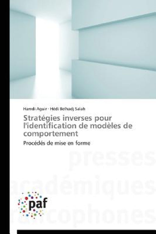 Stratégies Inverses Pour l'Identification de Modèles de Comportement by Collectif
