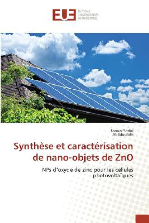Synthèse Et Caractérisation de Nano-Objets de Zno by Collectif