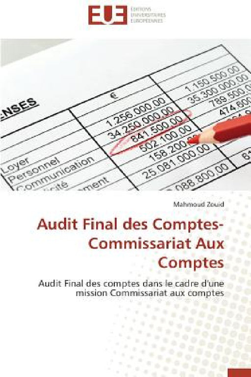 Audit Final Des Comptes-Commissariat Aux Comptes by Zouid-M
