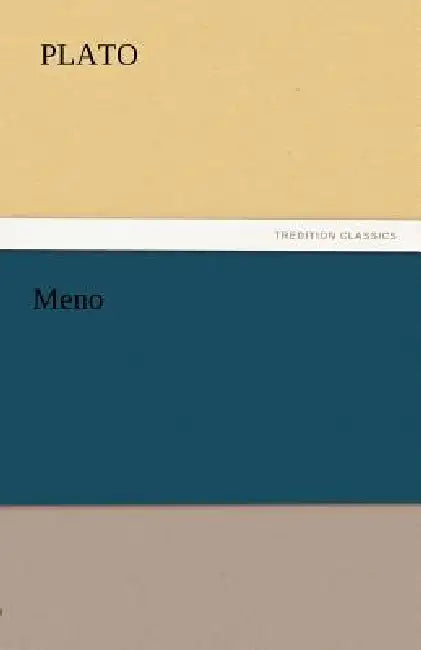 Meno by Plato