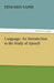 Language: An Introduction to the Study of Speech by Edward Sapir