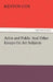 Artist and Public and Other Essays on Art Subjects by Kenyon Cox