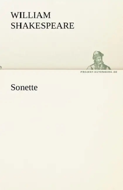 Sonette by William Shakespeare