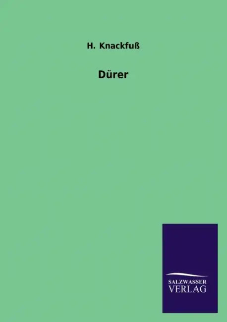Dürer by H. Knackfuß