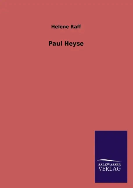 Paul Heyse by Helene Raff