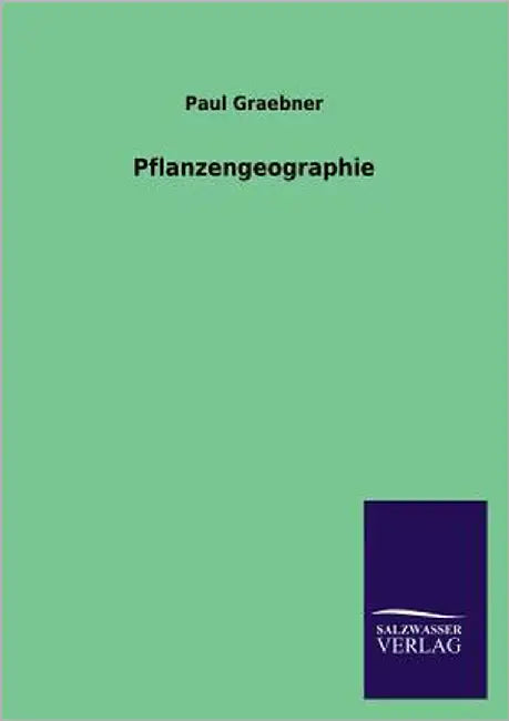Pflanzengeographie by Graebner, Paul
