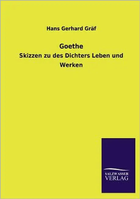 Goethe by Graf, Hans Gerhard