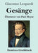 Gesänge (Großdruck) by Giacomo Leopardi