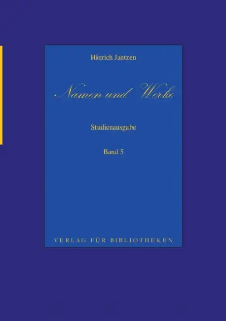 Namen und Werke 5 by Hinrich Jantzen
