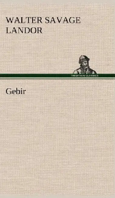 Gebir by Walter Savage Landor
