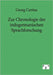 Zur Chronologie der indogermanischen Sprachforschung by Curtius, Georg