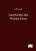 Geschichte des Wortes Hexe by J. Franck