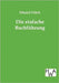 Die einfache Buchführung by Glück, Eduard
