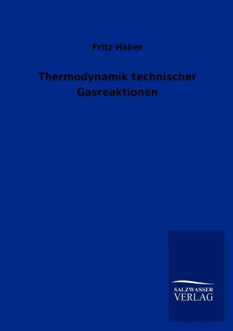 Thermodynamik technischer Gasreaktionen by Fritz Haber