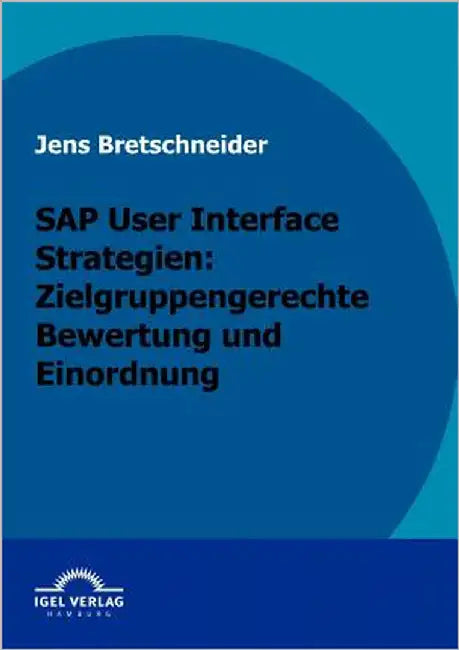 SAP User Interface Strategien: Zielgruppengerechte Bewertung und Einordnung by Bretschneider, Jens