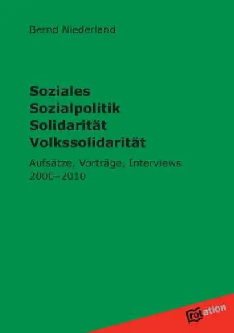 Soziales Sozialpolitik Solidaritat Volkssolidaritat by Bernd Niederland