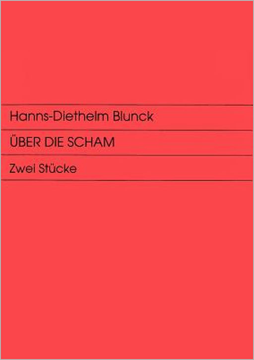 Über die Scham by Hanns-Diethelm Blunck