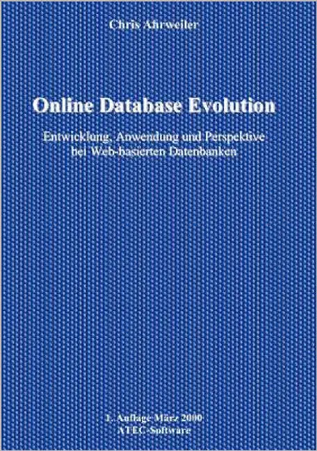 Online Database Evolution by Ahrweiler, Chris
