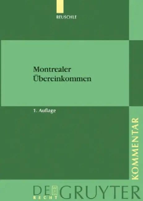 Montrealer Ubereinkommen by Fabian Reuschle