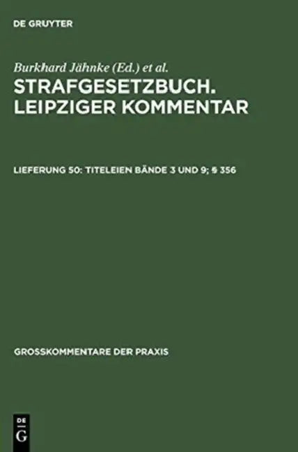 Titeleien Bande 3 Und 9; 356 by Ferdinand Gillmeister