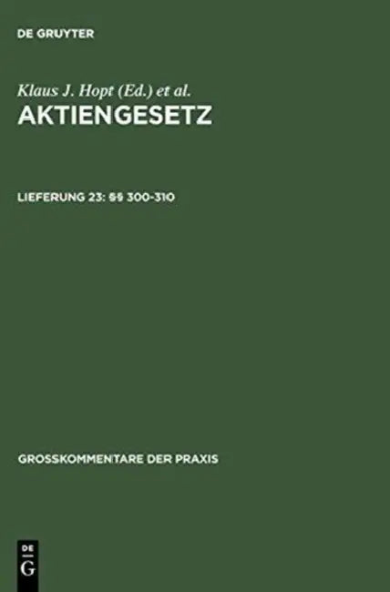 300-310 by Heribert Hirte, Kai Hasselbach